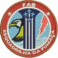 Patch Esquadrilha da Fumaça 08x08 cm