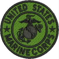 Patch Marine Corps 07x07 cm