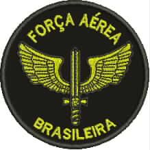 Patch Força Aérea Brasileira 07x07 cm