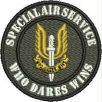 Patch Special Air Service 07x07 cm