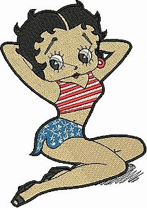 Patch Betty Boop USA 10x07 cm