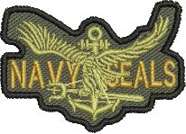 Patch Navy Seals 06x09 cm