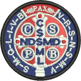 Patch Medalha de São Bento 08x08 cm