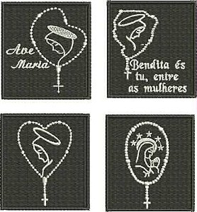 Patch Kit Terços Ave Maria 06x06 cm