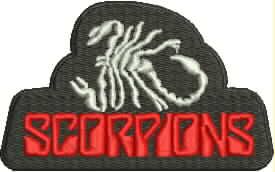 Patch Scorpions 06x10 cm