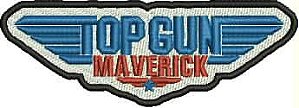 Patch Top Gun Maverick 02 - 05x12cm