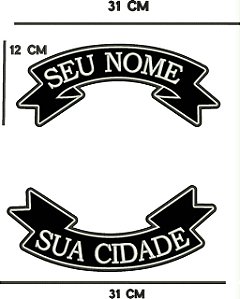 Patch Par de Tarjas 31cm
