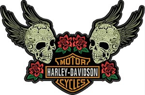 Patch Dupla Caveira HD