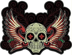 Patch Caveira Alada