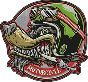 Patch Motor Cycle Coyote Capacete