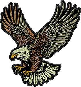 Patch Águia Pousando