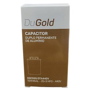 Capacitor Duplo Permanente de Aluminio - DCGP25-3-0TA440V