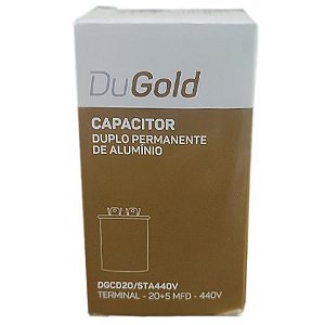 Capacitor Duplo Permanente de Aluminio - DCGP20-5-0TA440V