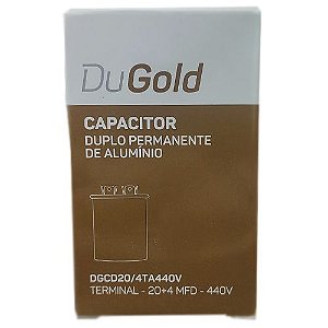 Capacitor Duplo Permanente de Aluminio - DCGP20-4-0TA440V