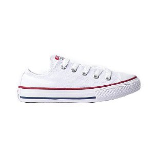 Tênis Converse CK00020001 Chuck Taylor All Star Kids Infantil - Branco