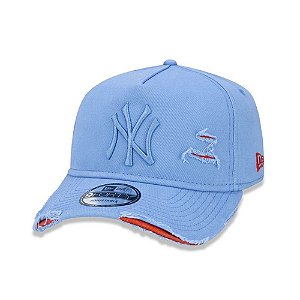 Boné New Era 940 New York Yankees Destroyed - Azul
