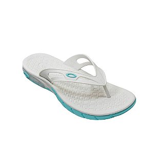 Chinelo Oakley Killer Point - Branco/Azul