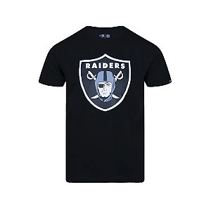Camiseta New Era Manga Curta NFL Las Vegas Raiders