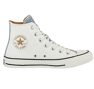 Tênis Converse CT23800001 Chuck Taylor All Star Hi Denim Fashion Amendoa Azul