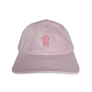 Bone Grizzly OG Bear Dad Hat - Rosa