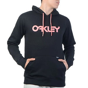 Moletom Canguru Fechado Oakley Hoodie B1B - Preto