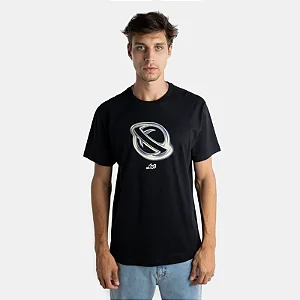 Tshirt Lost Saturn Blur - Preto