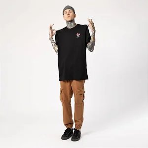 Tshirt Lost Mushroom - Preto