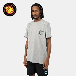 Tshirt Lost + Smurfs Gargamel Shadow - Cinza