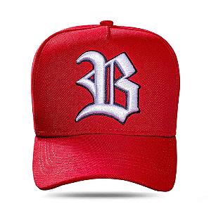 Bone BLCK Snapback Wings - Vemelho