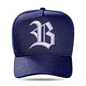 Bone BLCK Snapback Wings - Azul