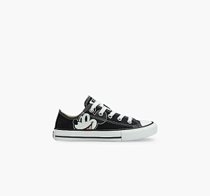 Tênis Converse CK13280001 Chuck Taylor All Star Mickey Juvenil - Preto