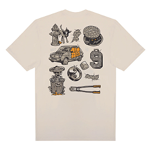 Tshirt Thug Nine Mess - Branco