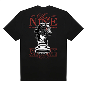 Tshirt Thug Nine Chekmante - Preto