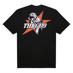 Tshirt Thug Nine Violent - Preto