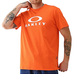 Camiseta Oakley O-Bark SS - Laranja