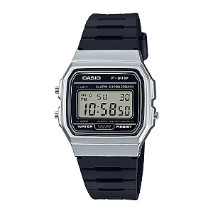 Relogio Casio Standard Digital F-91WM-7ADF-SC - Prata