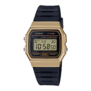 Relogio Casio Standard Digital F-91WM-7ADF-SC - Dourado