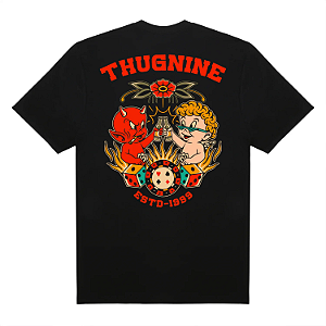 Tshirt Thug Nine Yin Yang - Preto