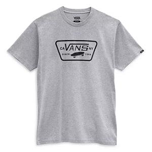 Tshirt Vans Full Patch - Cinza
