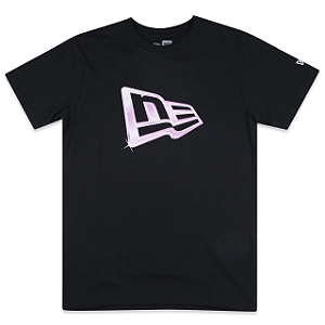Tshirt New Era Regular Branded Flag - Preto