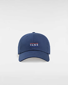 Bone Vans Half Box Curved Bill - Jockey Blue