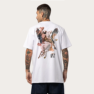 Tshirt MCD Regular Pegasus Travis Bomb - Branco