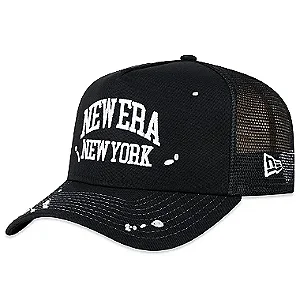 Boné 9FORTY A-Frame Trucker New Era Core - Preto