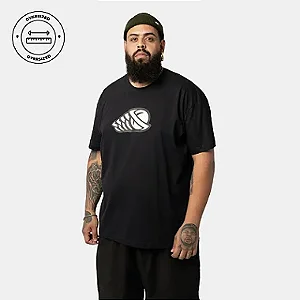 Tshirt Lost Oversized Repeat Saturn - Preto