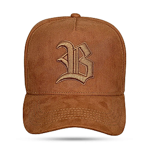 Boné BLCK Snapback New Wings Suede - Marrom