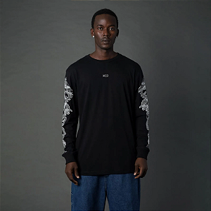 Tshirt MCD x Bailon Manga Longa Bailon Draco - Preto