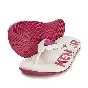 Chinelo Kenner Red - Branco/Rosa