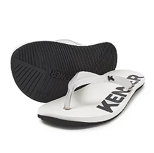 Chinelo Kenner Red - Branco/Preto