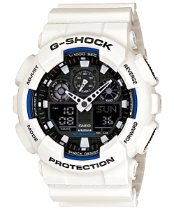 Relógio Casio G-Shock GA-100B-7ADR - Branco