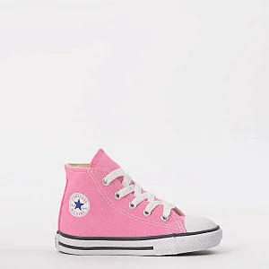 Tênis Converse CK00030006 Chuck Taylor All Star Hi Kids - Rosa